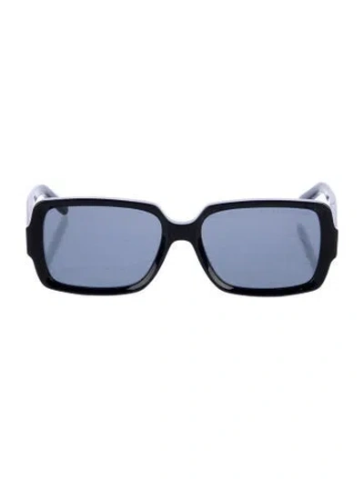 Pre-owned Marc Jacobs Square Tinted Sunglasses In Black