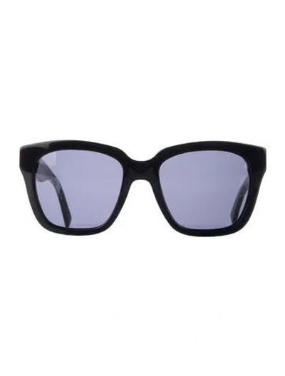 Pre-owned Marc Jacobs Square Tinted Sunglasses In Black