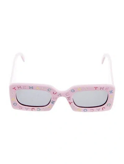Pre-owned Marc Jacobs Square Tinted Sunglasses In Pink