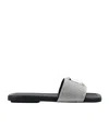 Marc Jacobs Square Toed Slippers In Gray