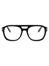 Marc Jacobs Eyewear Aviator Frame Glasses In Black