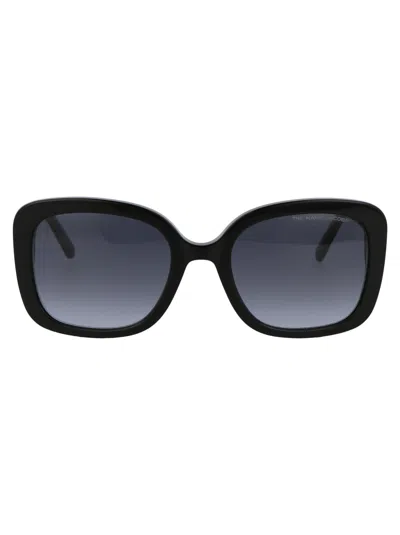 Marc Jacobs Squared Sunglasses Marc 625/s 807 In Black