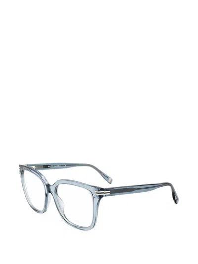 Marc Jacobs Square-frame Glasses In Blue