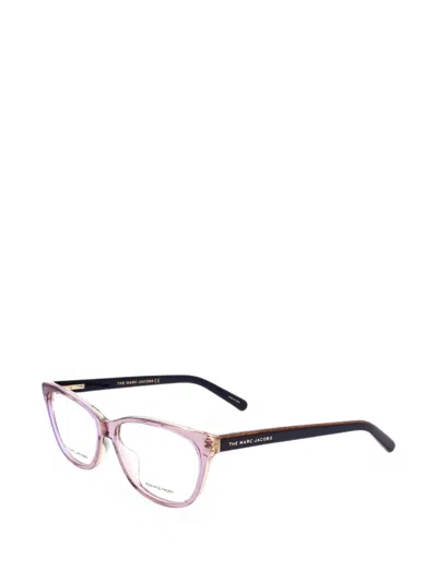 Marc Jacobs Square-frame Glasses In Pink