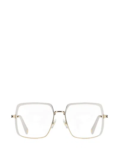 Marc Jacobs Square-frame Glasses In Gold