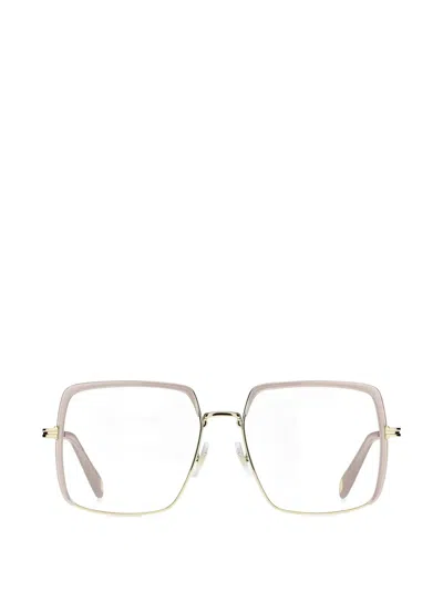 Marc Jacobs Square-frame Glasses In Metallic