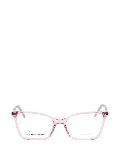 Marc Jacobs Square-frame Glasses In Pink