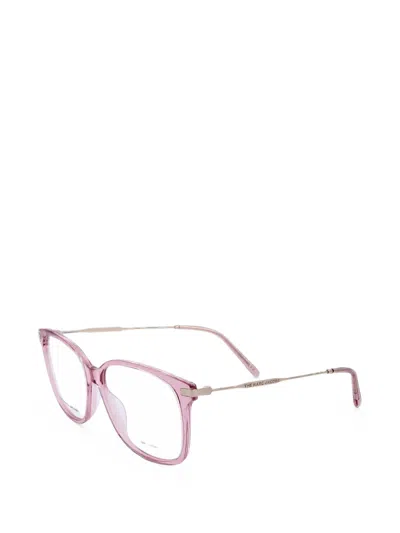 Marc Jacobs Square-frame Glasses In Pink