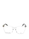 Marc Jacobs Square-frame Glasses In Transparent