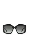 Marc Jacobs Square-frame Gradient Sunglasses In Black
