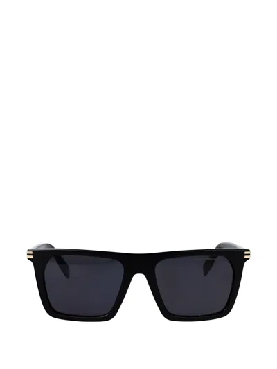 Marc Jacobs Square-frame Sunglasses In Black