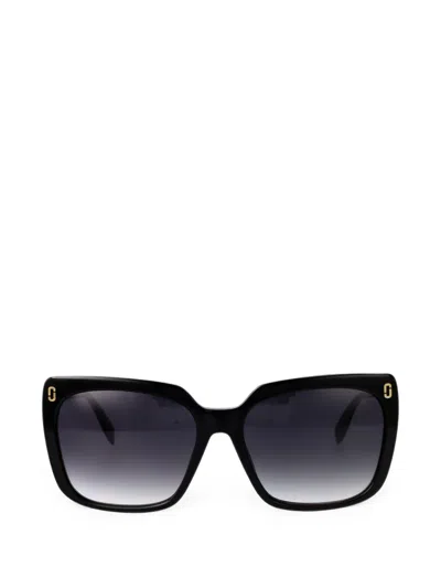 Marc Jacobs Square-frame Sunglasses In Black
