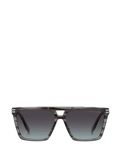 Marc Jacobs Square-frame Sunglasses In Gray