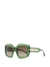 Marc Jacobs Square-frame Sunglasses In Green