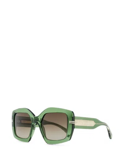Marc Jacobs Square-frame Sunglasses In Green