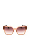 Marc Jacobs Square-frame Sunglasses In Brown