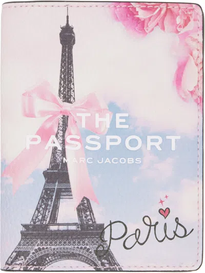 Marc Jacobs Ssense Exclusive Pink 'the Paris' City Passport Holder