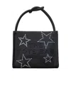 Marc Jacobs The Star Satin Mini Tote Bag In Black