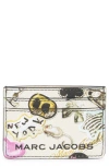 Marc Jacobs Sticker Bold Card Case In Multi