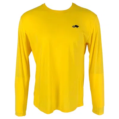 Pre-owned Marc Jacobs Stinky Rat Size L Yellow Cotton Long Sleeve T-shirt