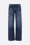 Marc Jacobs Belt Loops Faded Effect Five-pocket Style Trousers In Blue