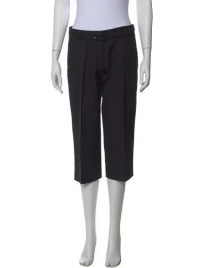 Pre-owned Marc Jacobs Straight Leg Pants In Black