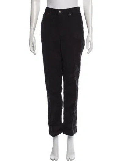 Pre-owned Marc Jacobs Straight Leg Pants In Black