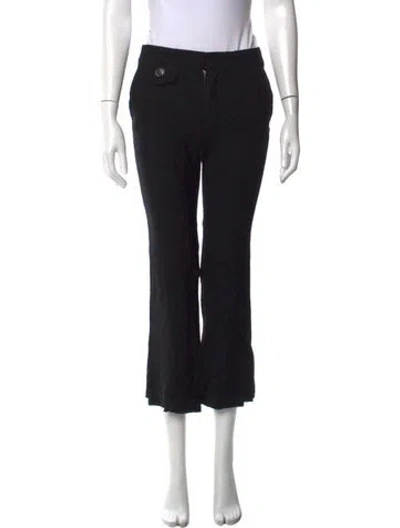 Pre-owned Marc Jacobs Straight Leg Pants In Black