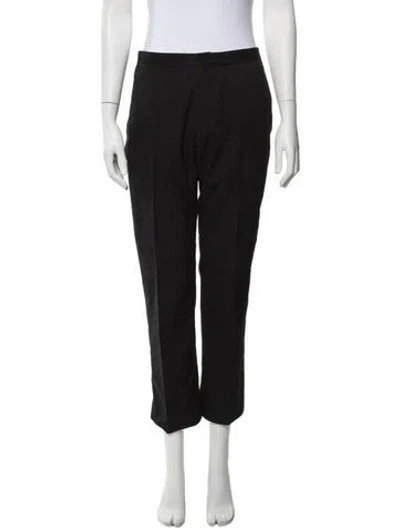 Pre-owned Marc Jacobs Straight Leg Pants In Black
