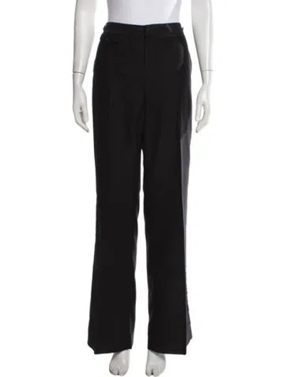 Pre-owned Marc Jacobs Straight Leg Pants In Black