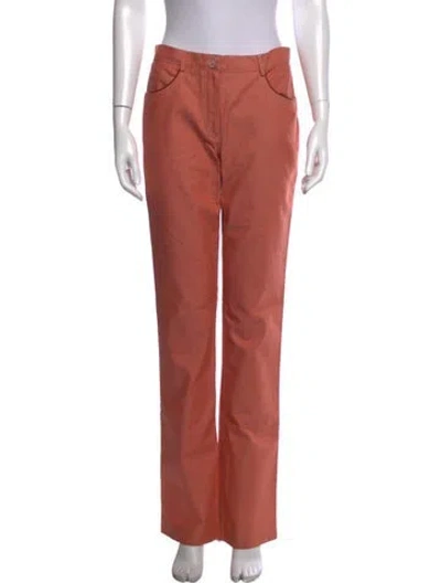 Pre-owned Marc Jacobs Straight Leg Pants In Pink