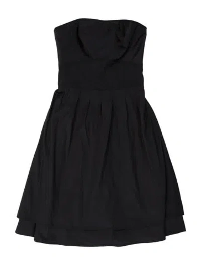 Pre-owned Marc Jacobs Strapless Mini Dress In Black