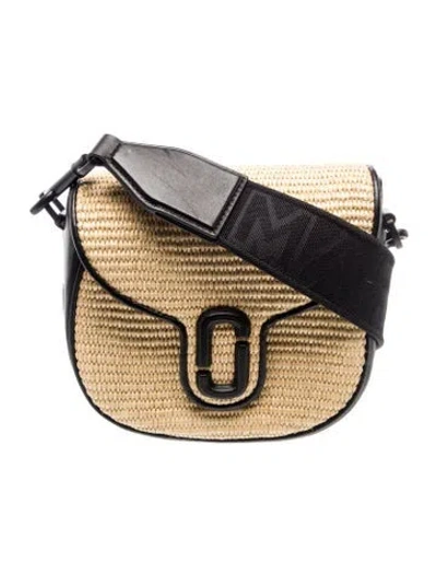 Pre-owned Marc Jacobs Straw Shoulder Bag In Neutral