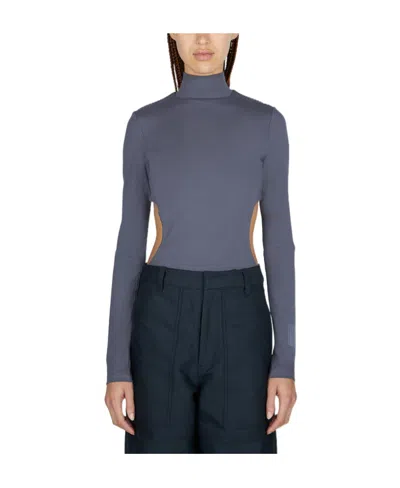 Marc Jacobs Stretch-cotton Cut-out Bodysuit In Black