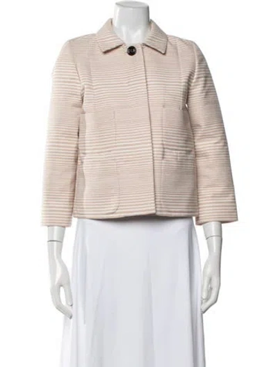 Pre-owned Marc Jacobs Striped Blazer In Neutrals