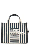 Marc Jacobs Medium Structured Canvas Tote Handbag In Orange