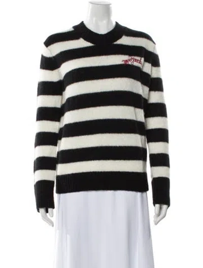 Pre-owned Marc Jacobs Striped Crew Neck Sweater W/ Tags In Multi