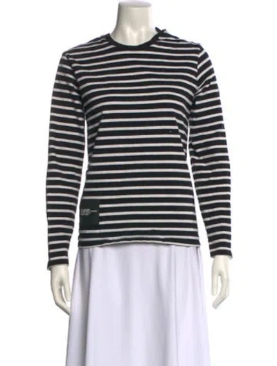 Pre-owned Marc Jacobs Striped Crew Neck Sweatshirt In Multi