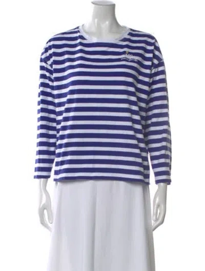 Pre-owned Marc Jacobs Striped Crew Neck Top In Multi