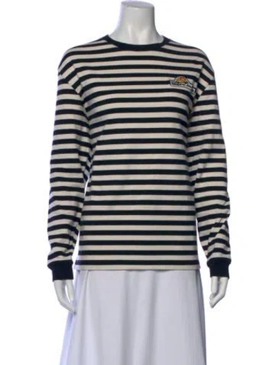 Pre-owned Marc Jacobs Striped Crew Neck T-shirt In Multi