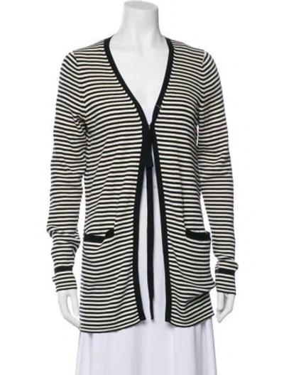 Pre-owned Marc Jacobs Striped Evening Jacket In Black