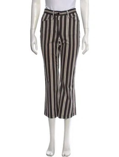 Pre-owned Marc Jacobs Striped Flared Pants In Multi