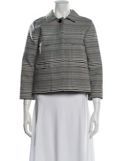 Pre-owned Marc Jacobs Striped Jacket In Neutral