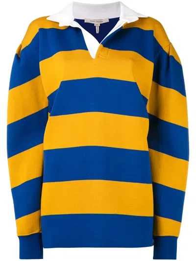 MARC JACOBS STRIPED OVERSIZED POLO SHIRT