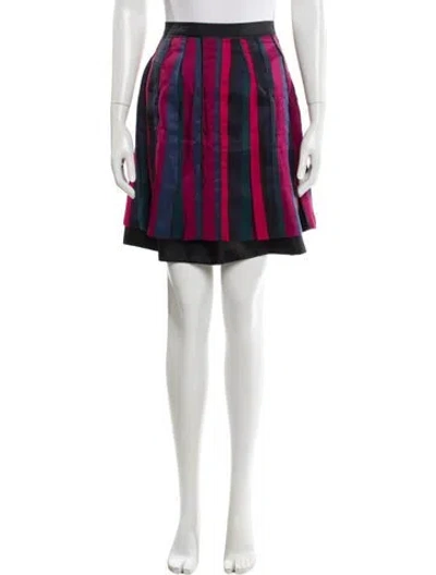 Pre-owned Marc Jacobs Striped Knee-length Skirt In Pink