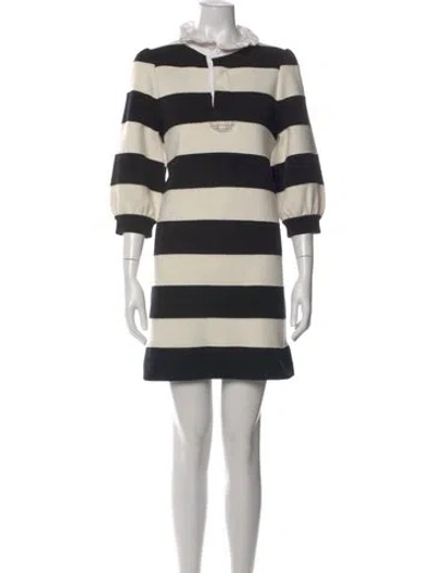 Pre-owned Marc Jacobs Striped Mini Dress