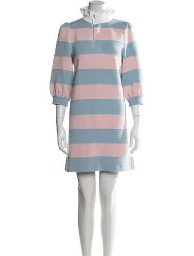 Pre-owned Marc Jacobs Striped Mini Dress In Pink