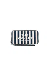 Marc Jacobs Striped Wallet In Multi