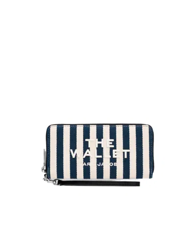 Marc Jacobs Striped Wallet In Multi
