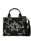 Marc Jacobs Structured Black Handbag With Star Motif And Versatile Strap
